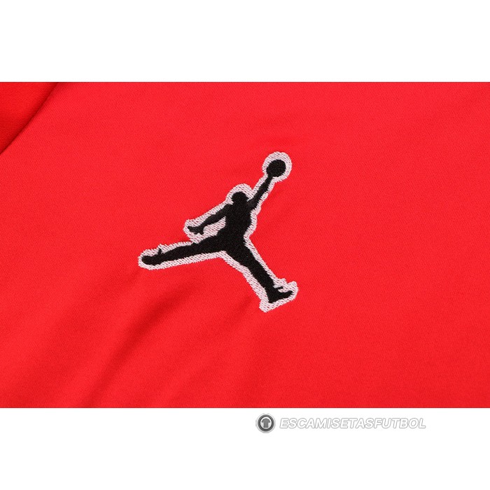 Chandal del Paris Saint-Germain Jordan Manga Corta 22-23 Rojo - Pantalon Corto